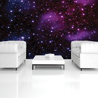 Детские флизелиновые фотообои для мальчиков 368x254 см Космос Галактика Звездное небо (177V8)+клей - вид 8 миниатюра