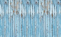 Красивые флизелиновые фотообои на кухню 312x219 см Старые доски голубого цвета (1836VEXXL)+клей