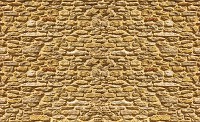 Красивые флизелиновые фотообои на кухню 254x184 см Коричневая стена из камня (1929V4)+клей
