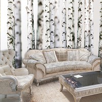 Флизелиновые фотообои 416x254 см Природа Деревья Березовый лес (1970VEXXXL)+клей