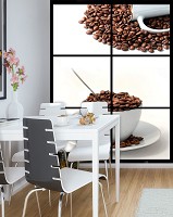 Флизелиновые фотообои 206x275 см Кофе Кухня Кафе (20415VEA) +клей