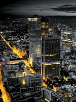 3 д флізелінові фотошпалери в спальню 206x275 см Вид на Місто вночі (21420VEA) +клей - вид 1 мініатюра