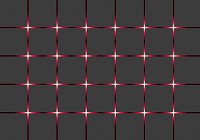 Абстракция флизелиновые фотообои на стену 368x254 см Черные квадраты с красными сторонами (2300V8)+клей