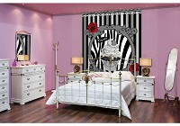 Флизелиновые фотообои для кухни 206x275 см Пирожное и черно-белые полосы (2388VEA)+клей