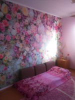 Обои фото 368x254 см 3д стена усыпанная мелкими цветами (3102P8)+клей - вид 7 миниатюра