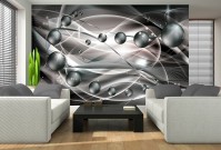 Флизелиновые фотообои 254x184 см Сферы в пространстве (3270V4)+клей