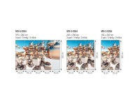 Фотообои флизелиновые 3D Фигуры 225х250 см Серебряные кубики (MS-3-0284)+клей - вид 4 миниатюра