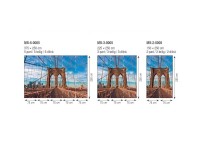 Фотошпалери флізелінові 3D місто Нью-Йорк 375х250 см Бруклінський міст (MS-5-0005)+клей - вид 6 мініатюра