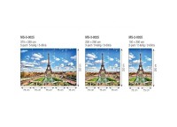 Фотошпалери флізелінові 3D місто Париж 375х250 см Ейфелева вежа (MS-5-0025)+клей - вид 5 мініатюра