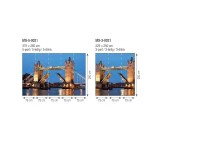 Фотообои флизелиновые 3D город Лондон 375х250 см Тауэрский мост (MS-5-0021)+клей - вид 6 миниатюра