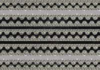 Флизелиновые фотообои 368x254 см Абстракция черно-белые узоры листьев (2476V8) +клей