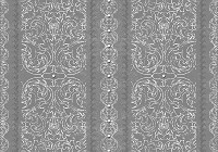 Флизелиновые фотообои 312x219 см Белый орнамент на сером фоне (2479VEXXL)+клей