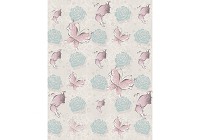 Популярні флізелінові фотошпалери 206x275 см Метелики та троянди (2549VEA)+клей - вид 1 мініатюра