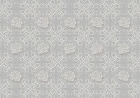Флизелиновые фотообои в интерьере 416x254 см Розы и узоры на сером фоне (2551VEXXXL)+клей