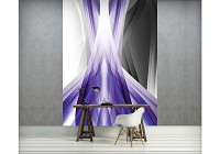 Флизелиновые фотообои в зал 184x254 см Абстракция (2591V4A)+клей