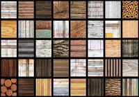 Популярные флизелиновые фотообои под дерево 416x254 см Коллаж из досок (2622VEXXXL)+клей