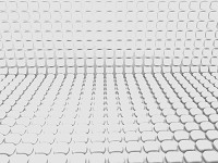 Флизелиновые фотообои на кухню 254x184 см 3D серые кнопки (2652V4)+клей