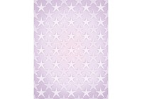 Абстрактные флизелиновые фотообои на стену 184x254 см Звезды на розовом фоне (2686V4A)+клей