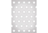 Флизелиновые фотообои на всю стену 206x275 см Белые звезды на сером фоне (2687VEA)+клей
