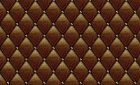 Красивые флизелиновые фотообои на кухню 312x219 см Стеганый узор из кожи (2895VEXXL)+клей