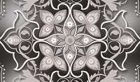 Флизелиновые фотообои 416x254 см Декоративный узор (3036VEXXXL)+клей