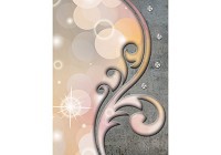 Флизелиновые фотообои 206x275 см Серый и коричневый узор (3057VEA)+клей