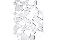 Флизелиновые фотообои 184x254 см Белые абстрактные круги (3072V4A)+клей