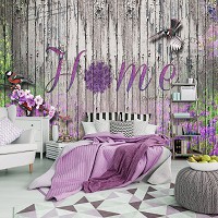 Флизелиновые фотообои под дерево 368x254 см Птички на старых досках (3147V8)+клей