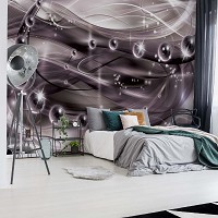 Флизелиновые фотообои на всю стену 254x184 см Шары в пространстве на темном фоне (3253V4)+клей