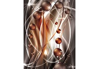 Готовые флизелиновые фотообои 184x254 см Сферы в пространстве (3271V4A)+клей