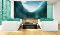 Флизелиновые фотообои Природа Море Океан 312x219 см 3Д Гигантская волна (3330VEXXL)+клей
