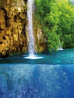 Флізелінові фотошпалери природа краєвид 206x275 см Водоспад (3355VEA)+клей - вид 1 мініатюра