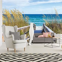 Флизелиновые фото обои морская тематика 3д 368x254 см Дорожка для входа на пляж (3462V8)+клей