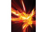 Флизелиновые фотообои на кухню 184x254 см Абстрактный взрыв на темном фоне (3538V4A)+клей - вид 1 миниатюра