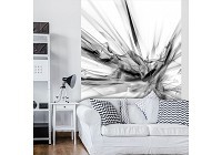 Популярные флизелиновые фотообои 184x254 см Черно-белая абстракция (3540V4A)+клей
