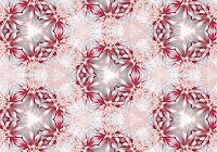 Готовые флизелиновые фотообои 416x290 см Геометрический узор из цветов (3570VEXXXXL)+клей