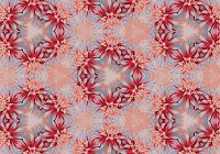 Популярные флизелиновые фотообои 312x219 см Геометрический узор из пионов (3572VEXXL)+клей