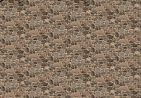 Флизелиновые коричневые фотообои в интерьере 416x254 см Стена из камней (3693VEXXXL)+клей
