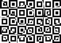 Готовые флизелиновые фотообои 312x219 см Черно-белая абстракция из квадратов (3736VEXXL)+клей