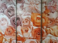 Фотообои 366х254 см Wizard+Genius 147 Розовые цветы 8 сегментов (7611487064930)+клей - вид 5 миниатюра