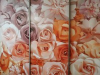 Фотообои 366х254 см Wizard+Genius 147 Розовые цветы 8 сегментов (7611487064930)+клей - вид 6 миниатюра