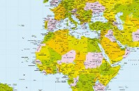 Фотообои 175х115 см Wizard+Genius 624 Карта мира 1 сегмент (7611487065036) - вид 3 миниатюра