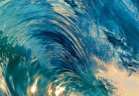 Фотообои флизелиновые 3D море 366х254 см Wizard+Genius 962 Идеальная Волна 8 частей (7611487064855)+клей - вид 2 миниатюра