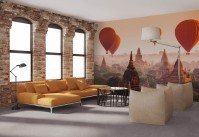 Фотошпалери флізелінові 366х254 см Wizard + Genius 965 Повітряні кулі над Пагані 8 сегментів (761148706+клей - вид 1 мініатюра