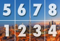 Фотообои флизелиновые 366х254 см Wizard+Genius 973 Бурдж-Халифа в Дубае 8 сегментов (7611487069867)+клей - вид 2 миниатюра