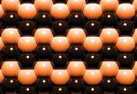 Абстрактные флизелиновые фотообои 254x184 см 3Д Светлые и темные шары (500V4)+клей