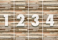 Фотообои 368х254 см Wizard+Genius Доски разного цвета (5191-4P-1)+клей - вид 2 миниатюра