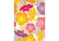 Ремонт зала с флизелиновыми фотообоями Цветы 206x275 см Яркая китайская роза (8-013VEA)+клей