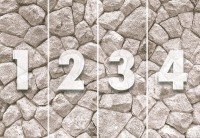 Фотообои флизелиновые 3D 368х254 см Wizard+Genius Стена из камней (5193-4V-1)+клей - вид 3 миниатюра