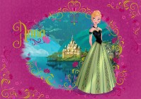 Фотошпалери дитячі флізелінові 312х219 см Для дівчаток Холодне серце - Анна (833VEXXL)+клей - вид 1 мініатюра